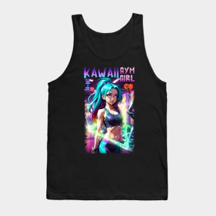Kawaii Gym Girl 01 Tank Top